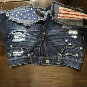 American Eagle jean shorts